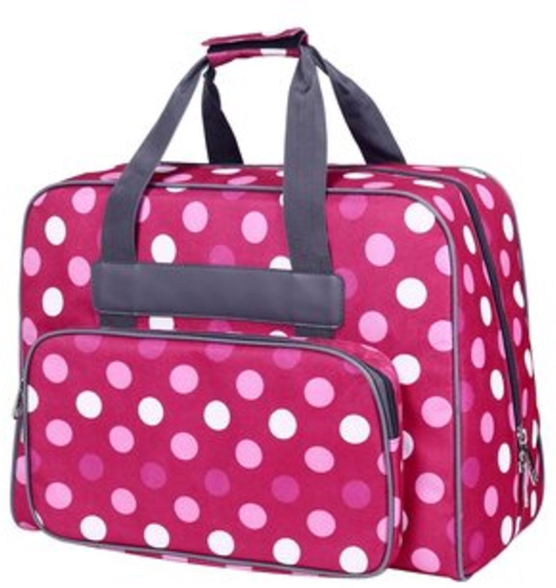 Babysnap - Naaimachinetas - Roze - polkadots - tas voor uw naaimachine, naaimachinetas