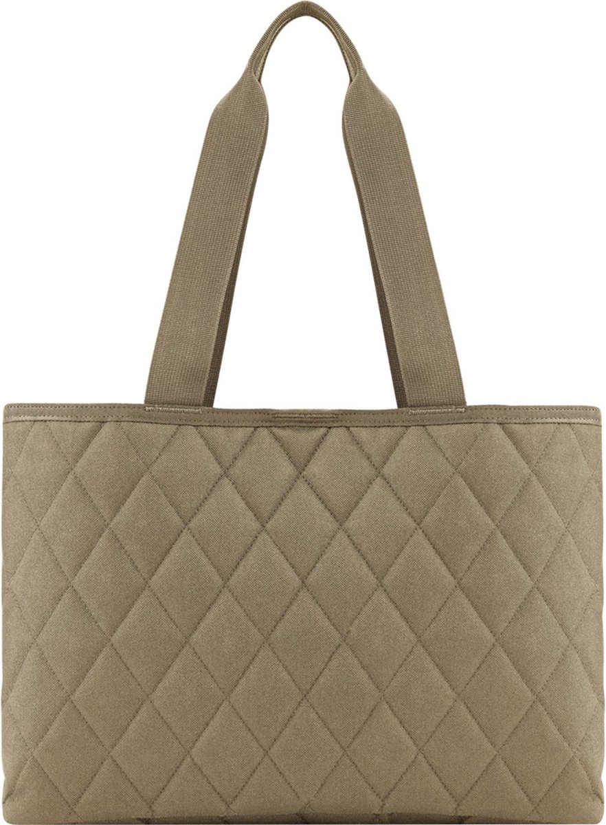 Reisenthel Classic Shopper L Schoudertas - 12L - Rhombus Olive Groen