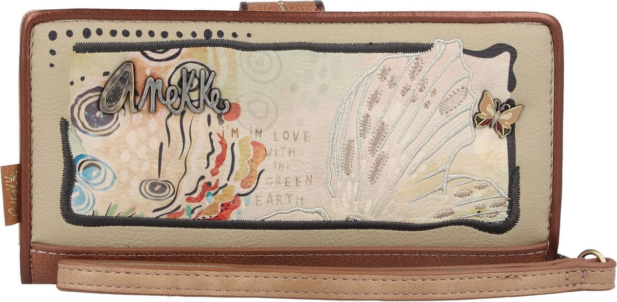 Anekke Portemonnee Amazonia Butterfly Large Wallet Multicolor Veelkleurig