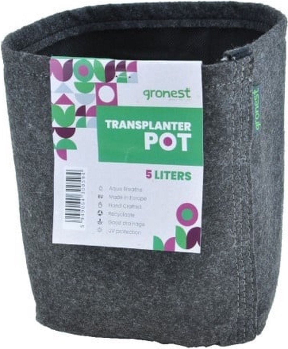 GRONEST TRANSPLANTER POT 19 LITER 30.5X25X25CM