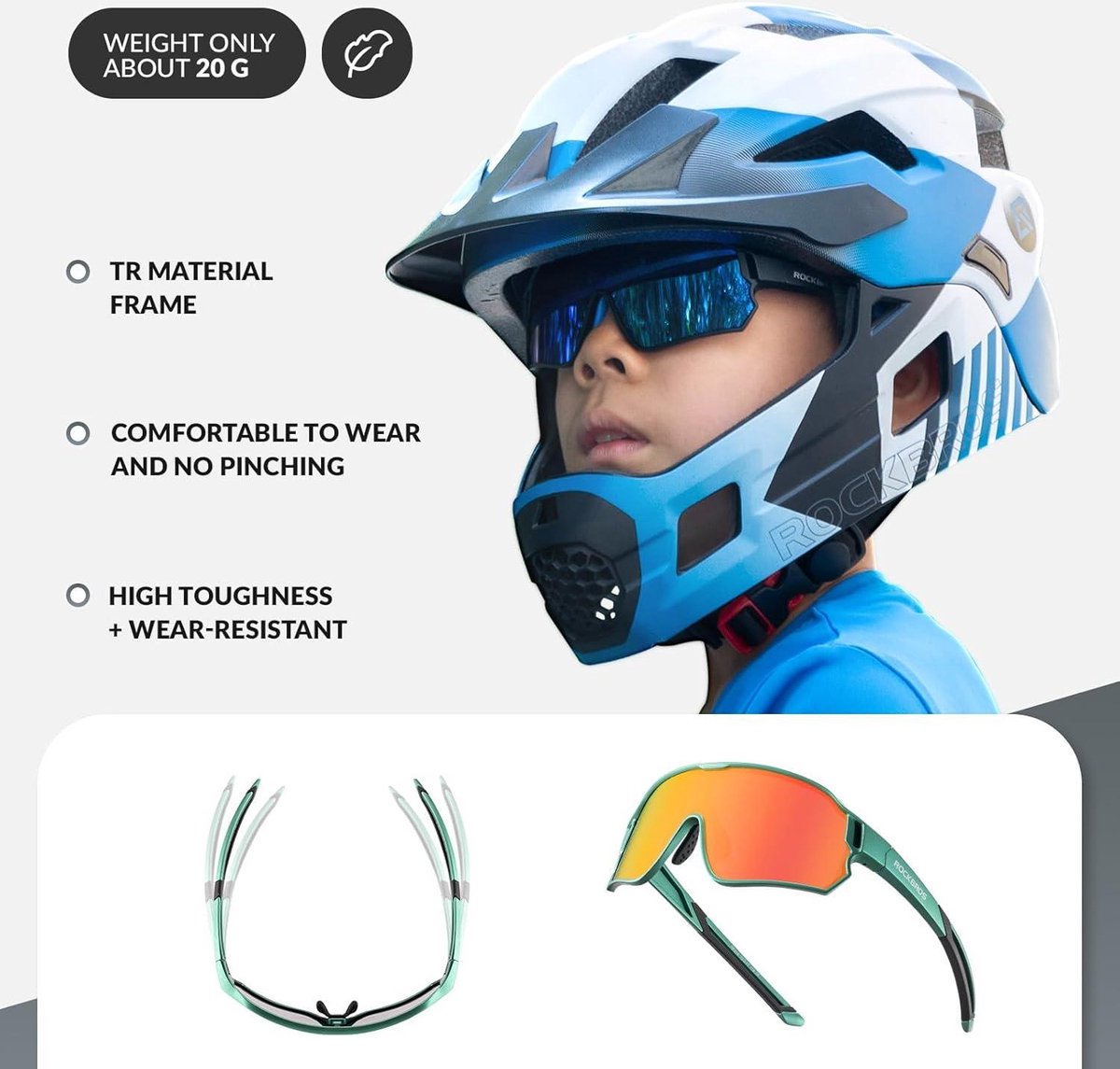 Lunette Running Homme Lunettes De Soleil Sport Polarisées BEACOOL - UV400 - Pour Cyclisme, Course, Golf - Homme/Femme Protection Yeux Sport
