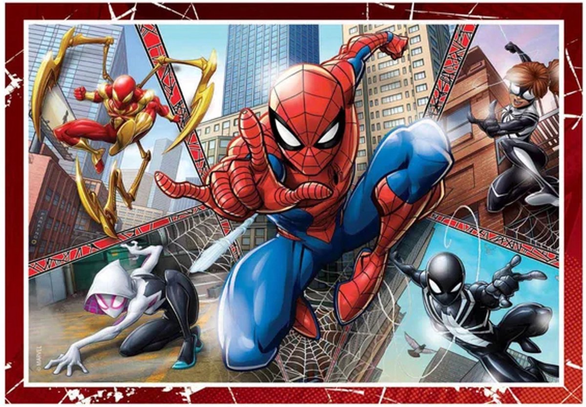 Clementoni - Puzzel - 4 in 1 - Spiderman - Puzzel Voor Kinderen - Supercolor — afbeelding 6