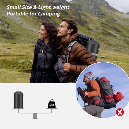 Opblaasbare Campingmat Met Geïntegreerde Pomp - 196 X 68 X 6 Cm Waterdicht Lichtgewicht Ideaal Voor Outdoor Gebruik