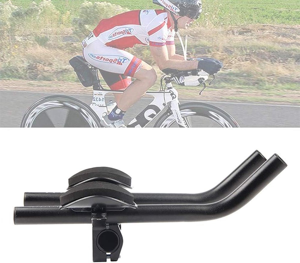 OFKPO Fahrrad Lenkeraufsatz Triathlon Lenker TT Fahrradstütze für Rennräder und Mountainbike OFKPO Fahrrad Lenkeraufsatz Triathlon Lenker TT Fahrradstütze für Rennräder und Mountainbike