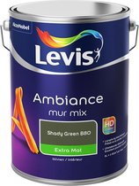 Peinture pour les murs Levis Ambiance - Extra Mat - Vert Shady B80 - 5L