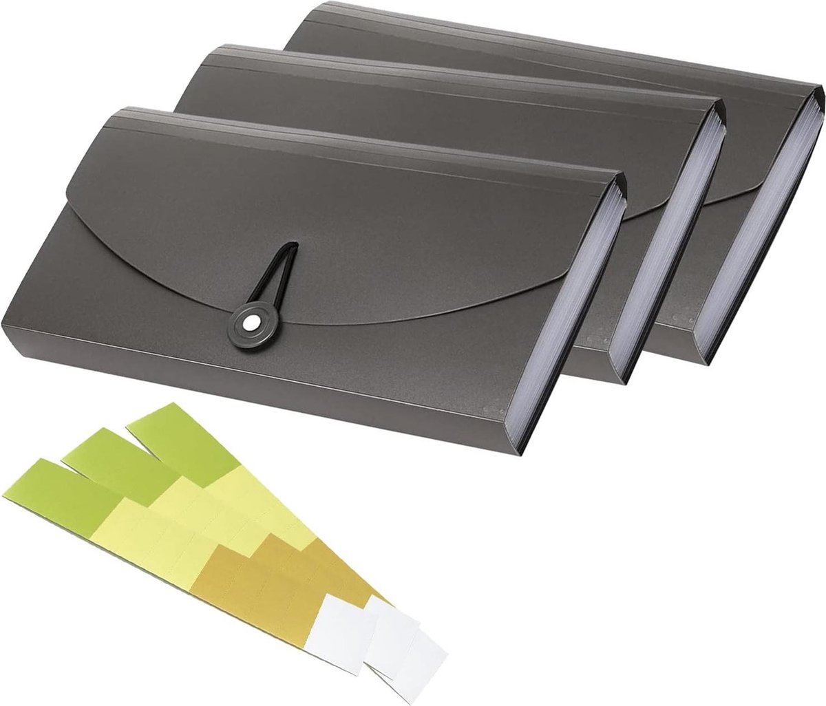 13-vaks Check Factuur Bestandsmap - Uitbreidende Coupon Organizer - Kleine Accordeon Bestandsmap
