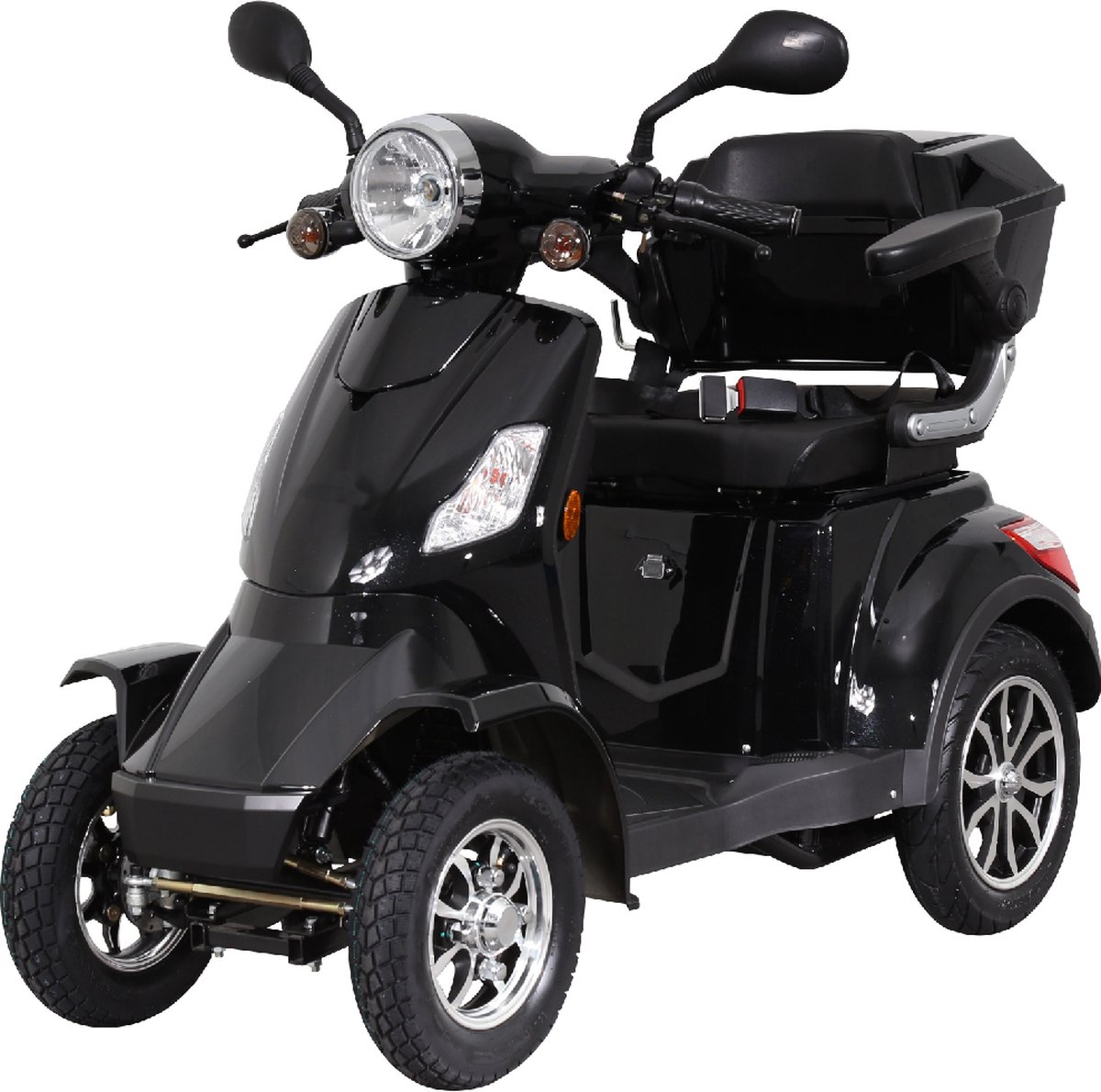 Goedkoopste Elite Plus Elektrische Scootmobiel, Verlengde Afstand, Comfortabele Mobiliteitsscooter met 4 Wielen, 100km Bereik, 72V 36Ah Accu, Straatlegaal