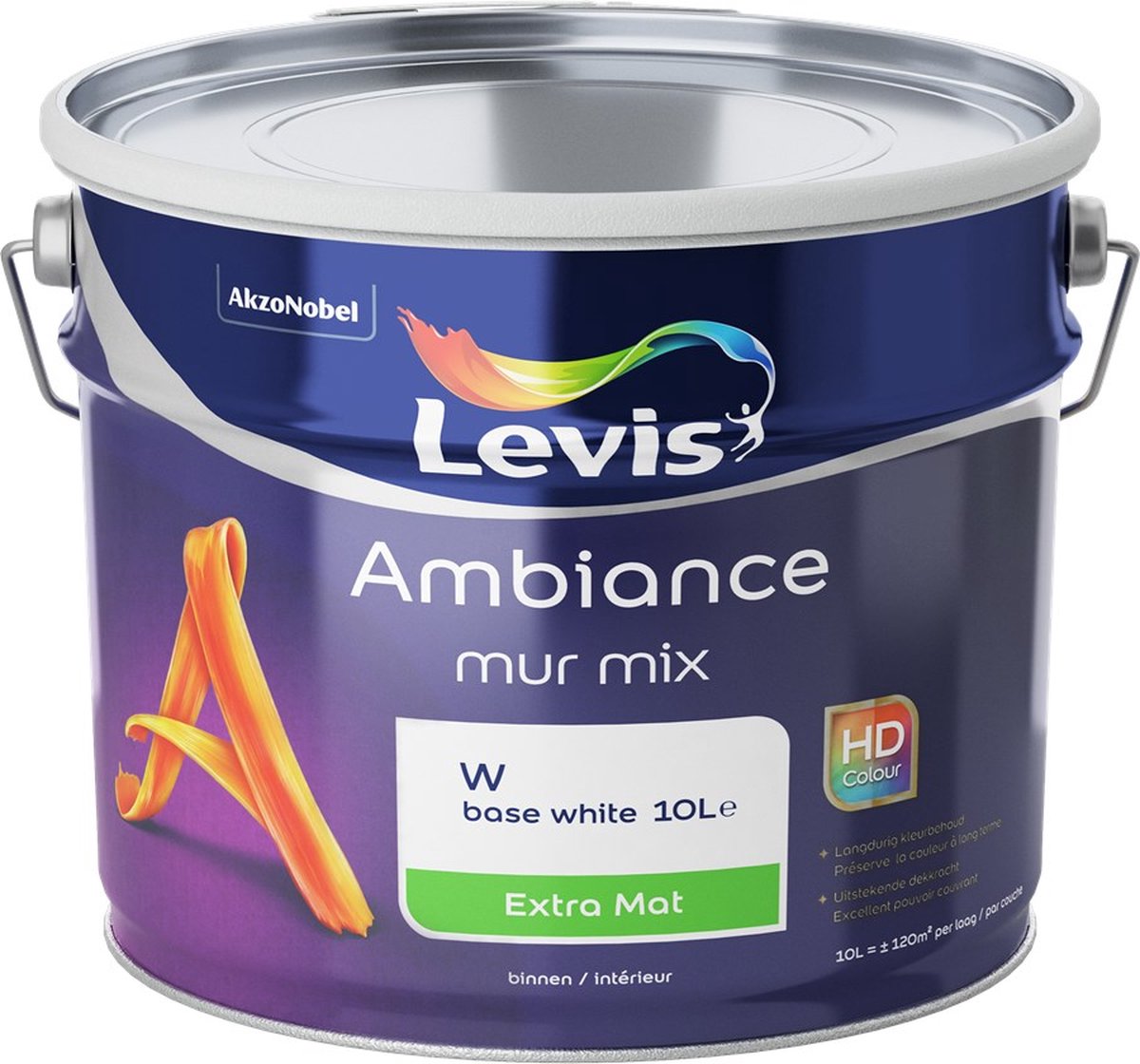 Levis - Ambiance Mur Extra Mat Mix - Clear Red B40 - Mengverf - 10 L