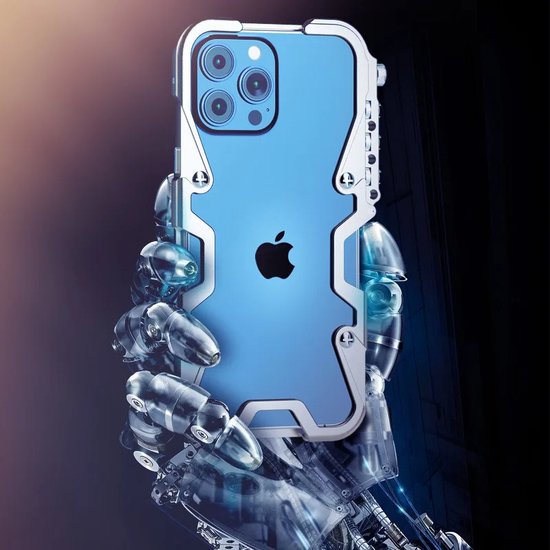 Coque IPhone Rigide En Aluminium Métal - Antichoc - Compatible IPhone 13 à 16 Pro Max - Neuve