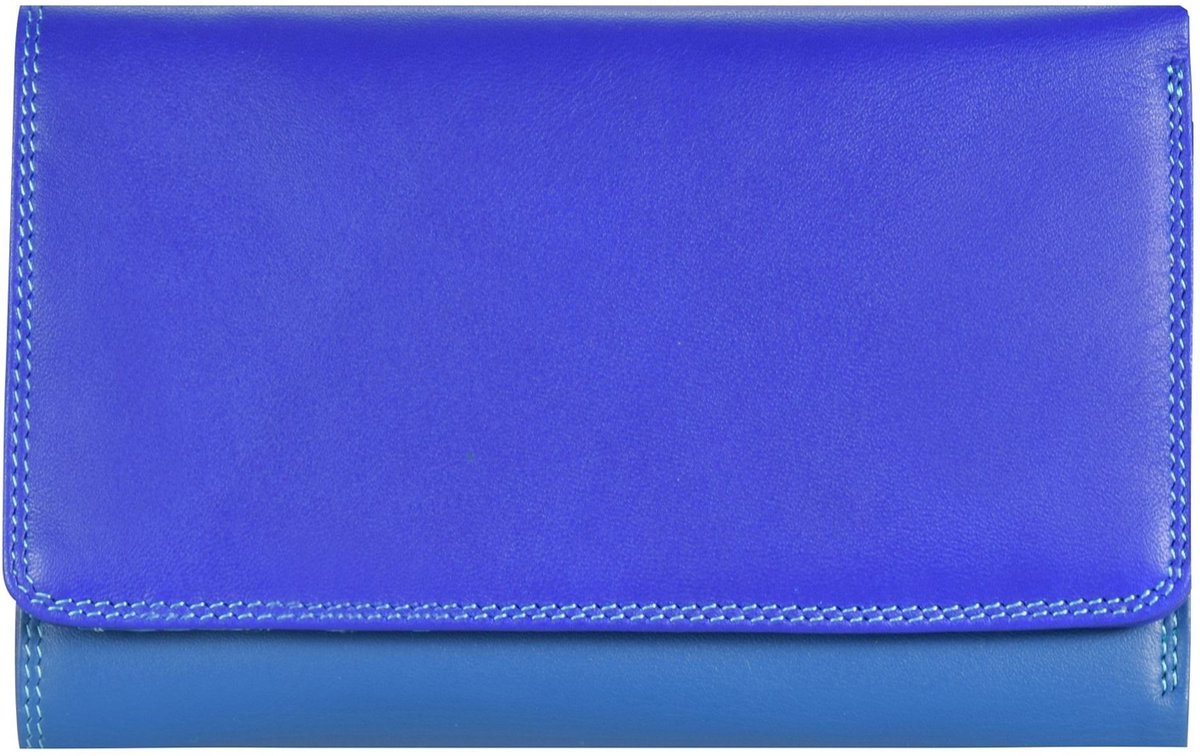Mywalit Medium Tri-Fold Wallet Outer Zip Portemonnee Seascape