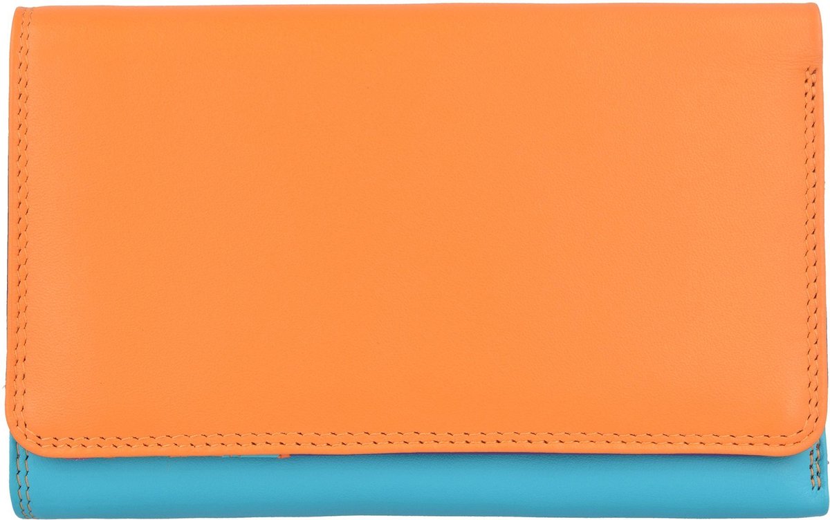 Mywalit Medium Tri-Fold Wallet Outer Zip Portemonnee Copacabana