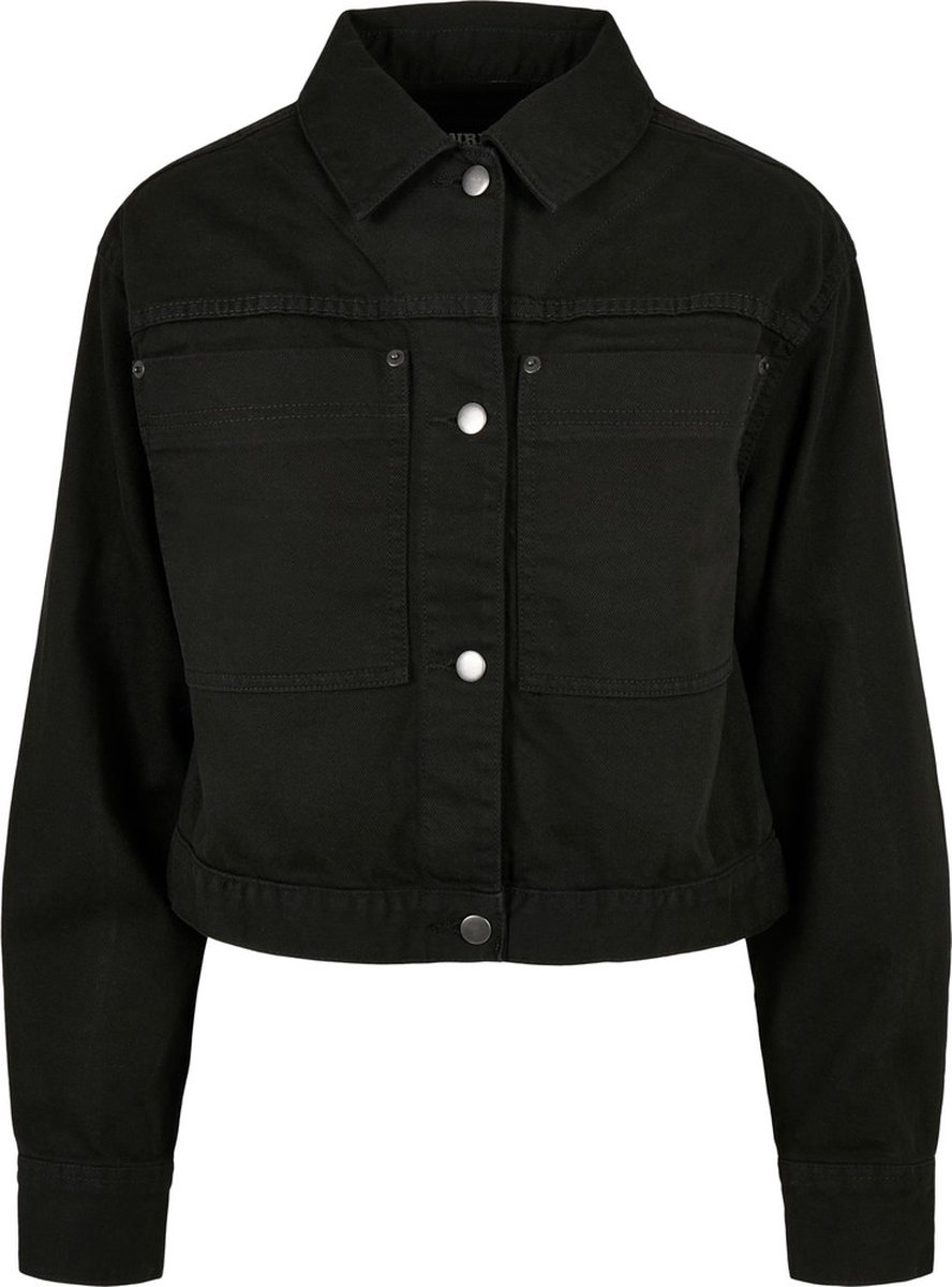 Urban Classics Short Boxy Worker Jacket 3XL Zwart