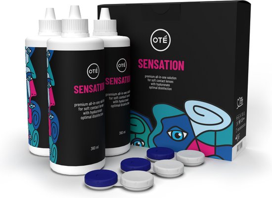 Foto: Ot sensation all in one 3x 360ml lenzenvloeistof