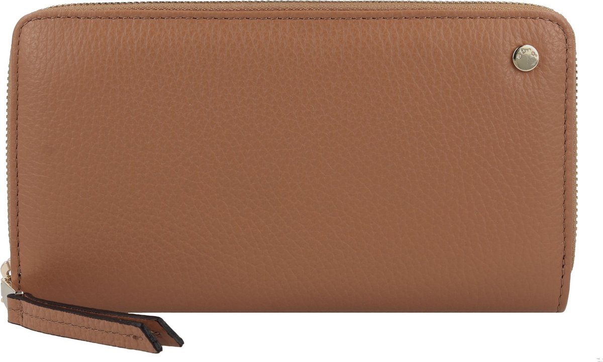 abro Adria Portemonnee Leer 19 cm - Dames - Horizontaal - cuoio