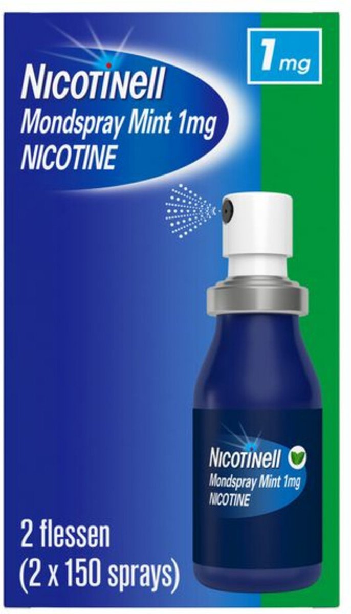 Goedkoopste Nicotinell Mondspray 1 mg Duo Verpakking 15 ml