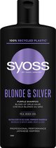 Syoss - Shampoo - Blonde & Silver - 440ml