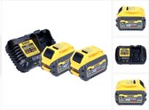 DeWalt accustartset 18 V 2x DCB 546 accu 6.0 Ah + DCB 116 XR snellader