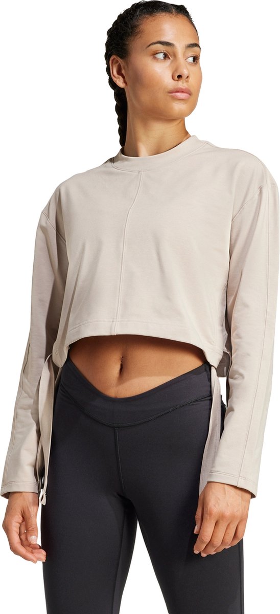 adidas Performance Yoga Cover-Up Dames Beige