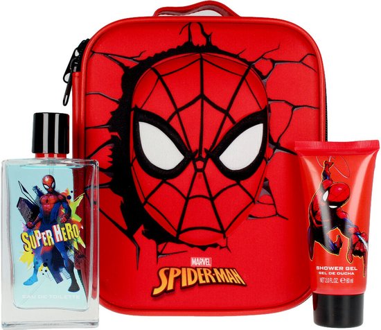 Foto: Spider man geschenkset eau de toilette 100 ml douchegel 60 ml met toilettas