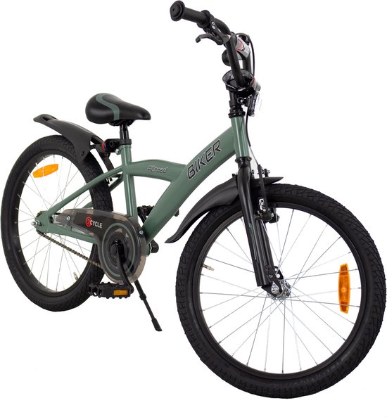 2Cycle Biker kinderfiets 20 inch (6 tot 8 jaar) voor jongens groen van 2Cycle — afbeelding 3
