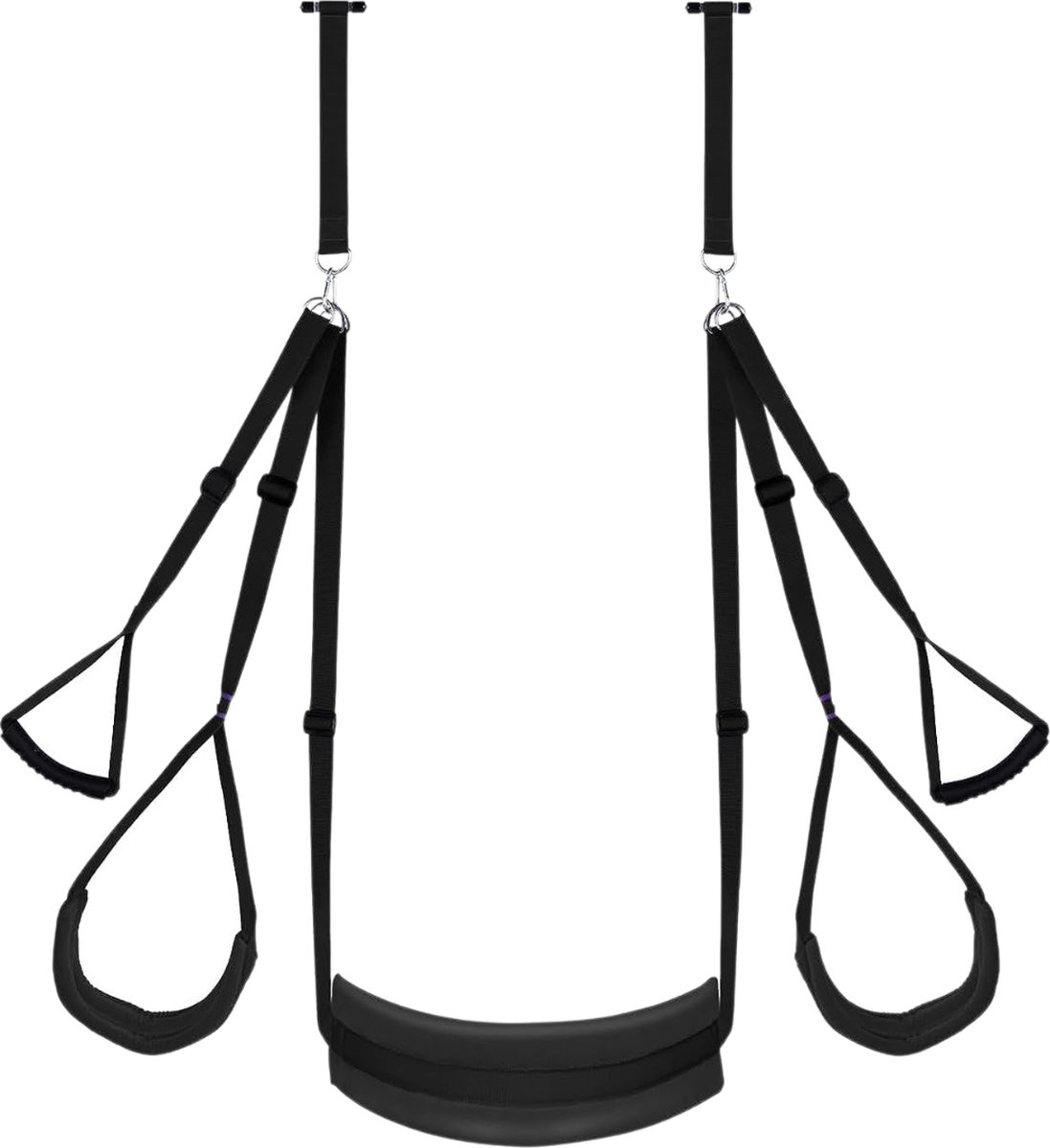 Sex Schommel - Sex Swing Extra Stevig – Seksschommel – Seksspeeltjes voor Koppel – Seks Schommel BDSM – Erotiek Toys - Sex Sling – Love Swing – Discreet Verpakt – Zwart