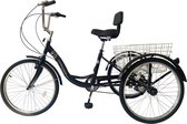 Viking Choice - Driewieler fiets - zwart - 7 versnellingen