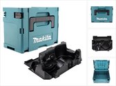 Makita MAKPAC 3 systeemkoffer + inzetstuk voor Makita DGA 504 / 505 / 506 / 508