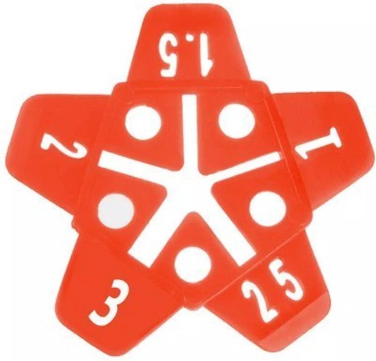 Système XXL de nivellement et de pose de carrelage 150 pièces + clés et croix