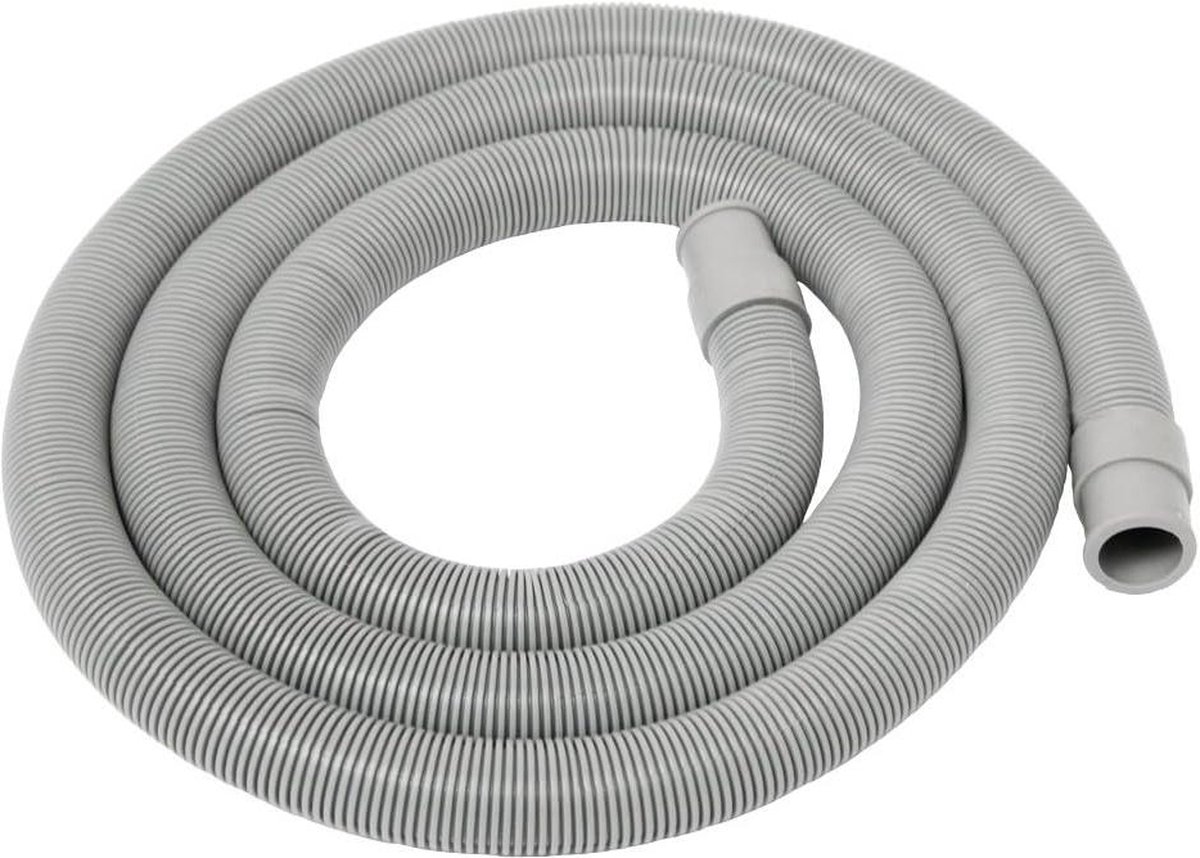 2 meter afvoerslang voor wasmachine en vaatwasmachine - duurzaam PVC