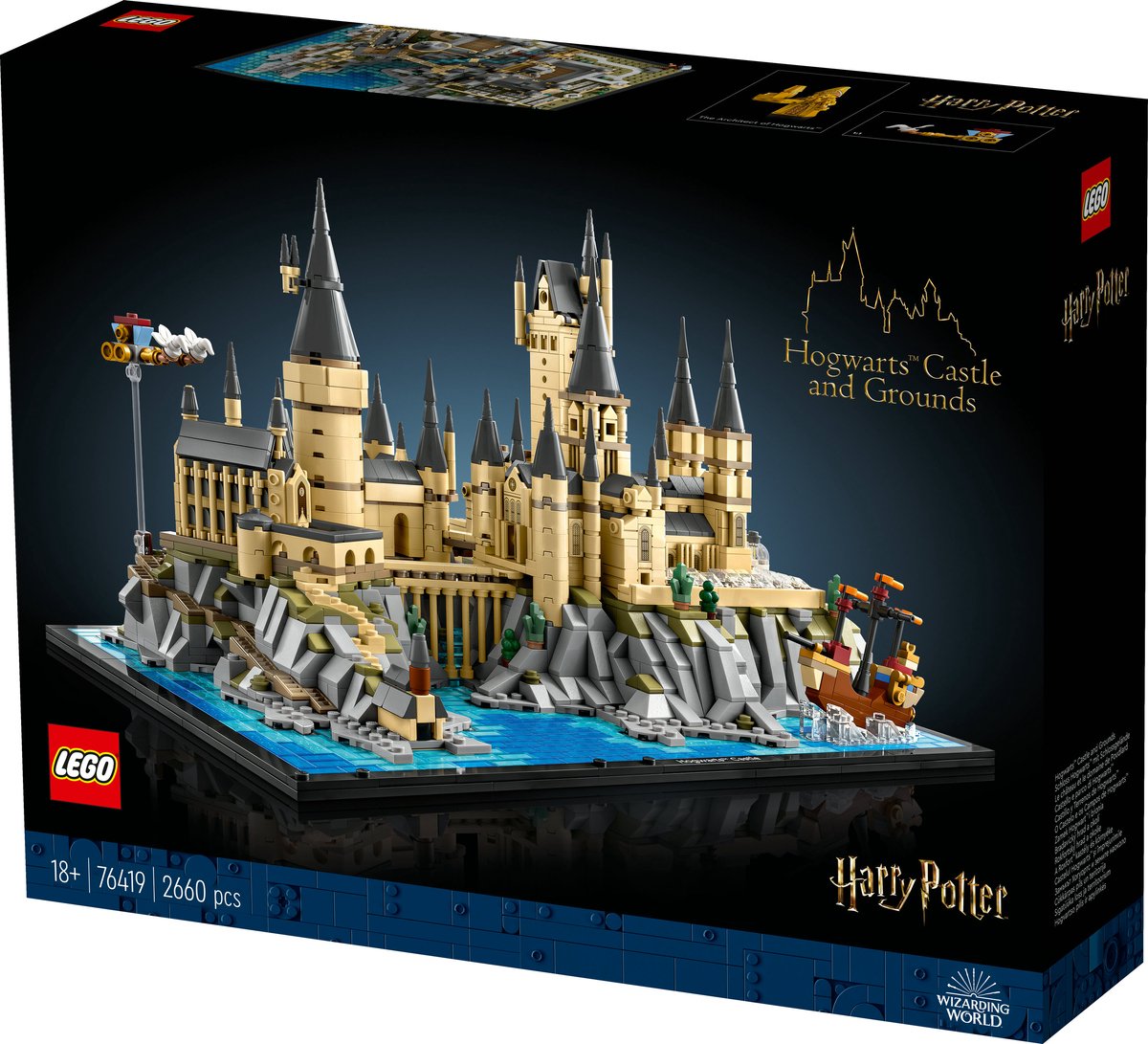 LEGO Harry Potter Kasteel Zweinstein en terrein Grote Set voor Volwassenen - 76419 — afbeelding 21