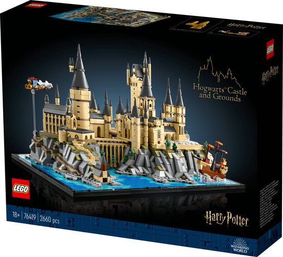 LEGO Harry Potter Kasteel Zweinstein en terrein Grote Set voor Volwassenen - 76419