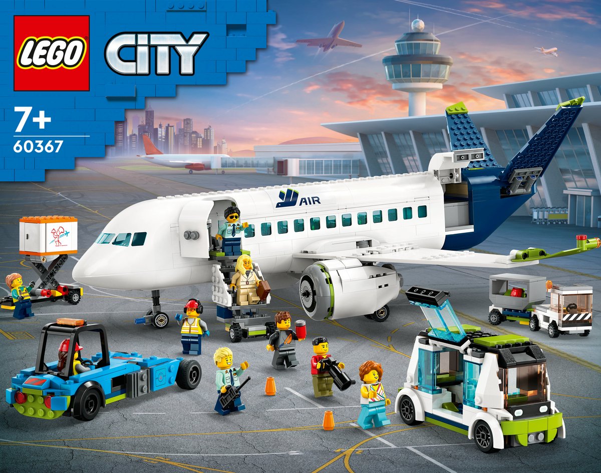 LEGO City Passagiersvliegtuig Vliegtuig Speelgoed Set - 60367 — afbeelding 20