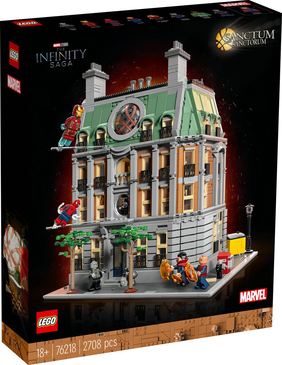 LEGO Marvel Sanctum Sanctorum Collectible met Iron Man en Doctor Strange Minifiguren - 76218 — afbeelding 17