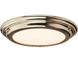 Elstead Lighting LED Plafond Badkamerlamp Welland | 25W 3000K 2250Lm 830 | Polished Brass