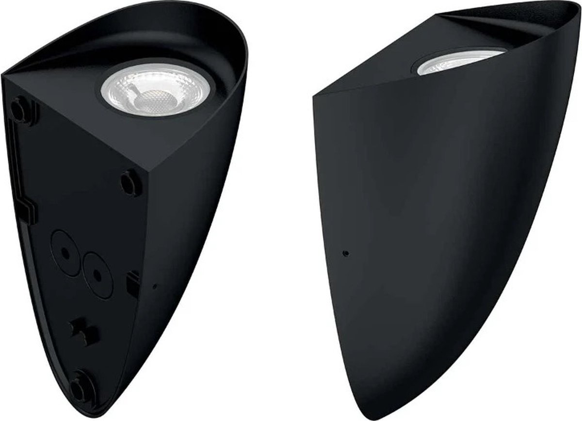 Elstead Lighting LED Wand Buitenlamp Vendela | 8W 3000K 680Lm 830 | Dimbaar | Black
