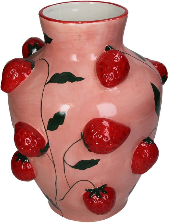Grand Vase à Décor Floral Louis Auguste Dage