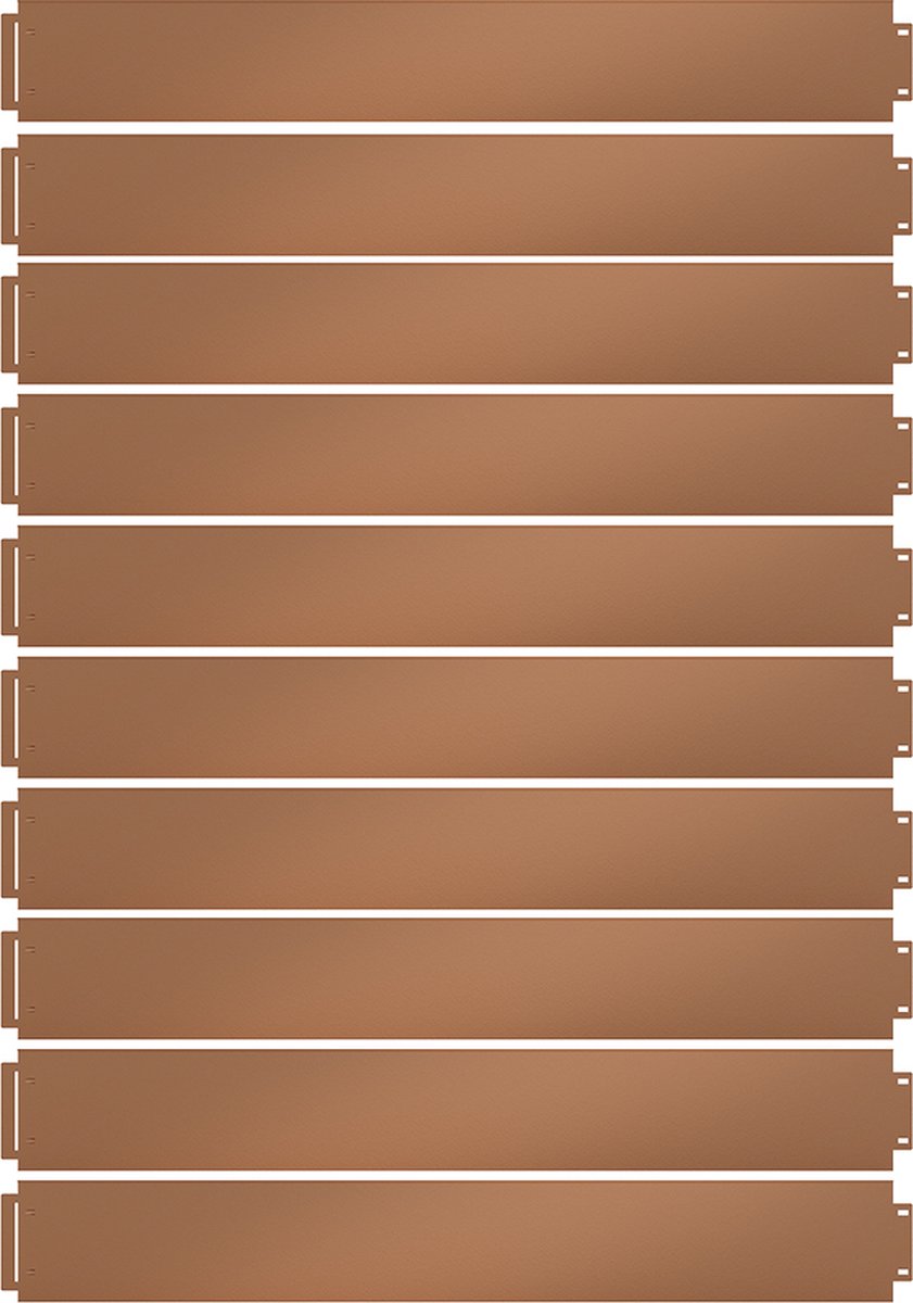 Serina Gazonrand – 100 x 18 cm 20 meter Bruin