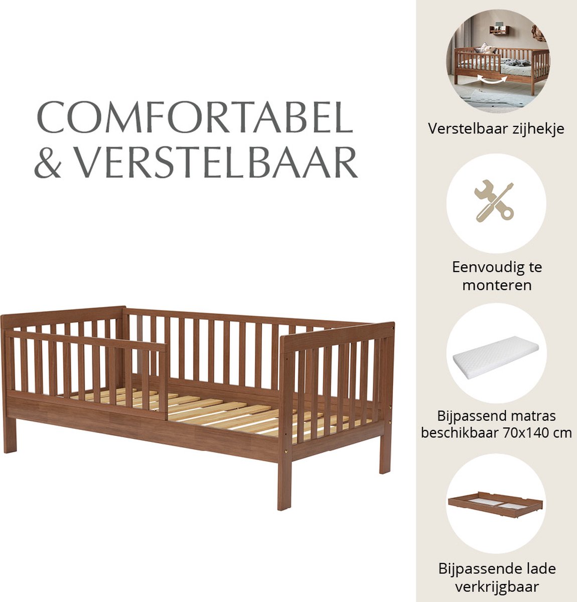 Petite Petite Amélie Plume Peuterbed - afbeelding 5