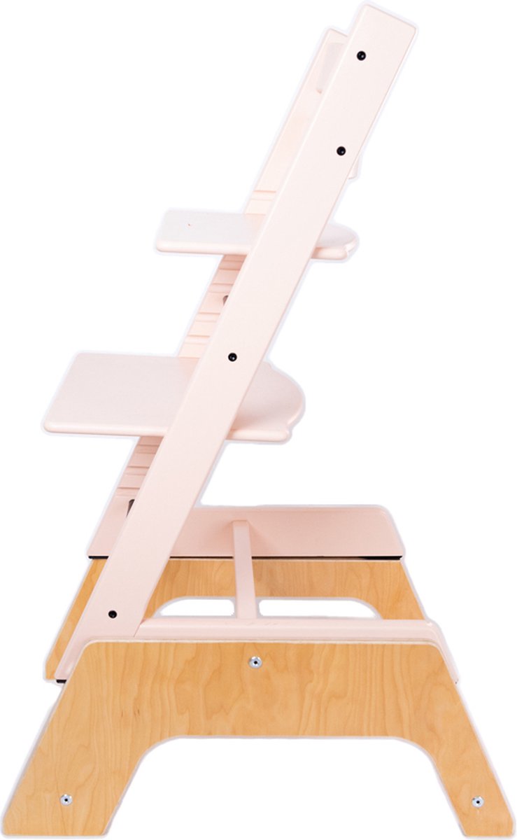 Nieuwe kussens 'Roze' wafelstof voor stokke tripp trapp kinderstoel Nieuwe kussens 'Roze' wafelstof voor stokke tripp trapp kinderstoel