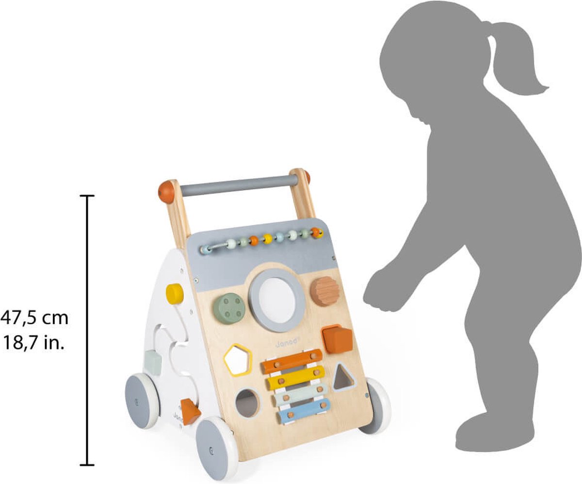 Janod - Sweet Cocoon - Multi-activiteiten loopwagen — afbeelding 15