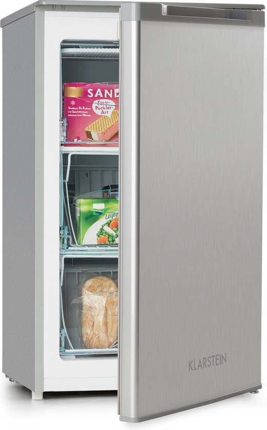 Klarstein Garfield XL vrieskast diepvriezer vrieskist | 4-sterren | Volume: 69 l | Vermogen: 80 watt | Geluidsniveau: 41 dB