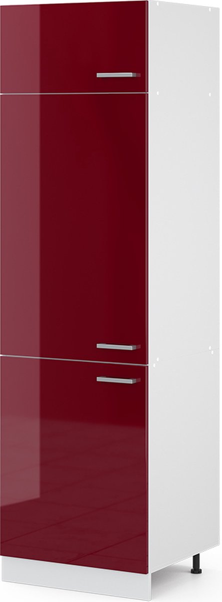 Vicco R-Line Koelkast ombouwkast – 60 cm Rode hoogglans