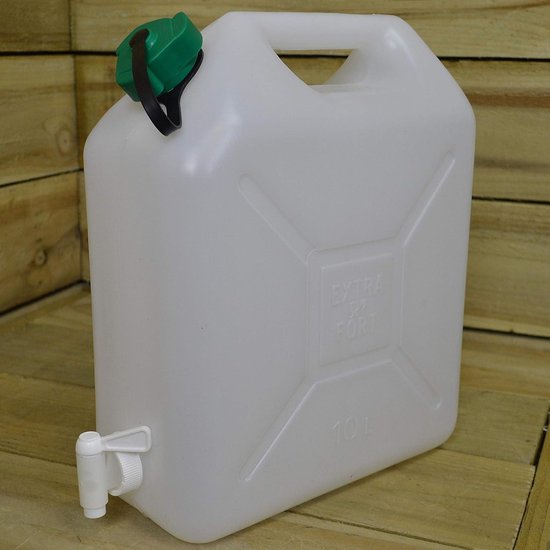 Jerrycan voor water - 10 liter - Kunststof - met kraantje en dop - Camping — afbeelding 5