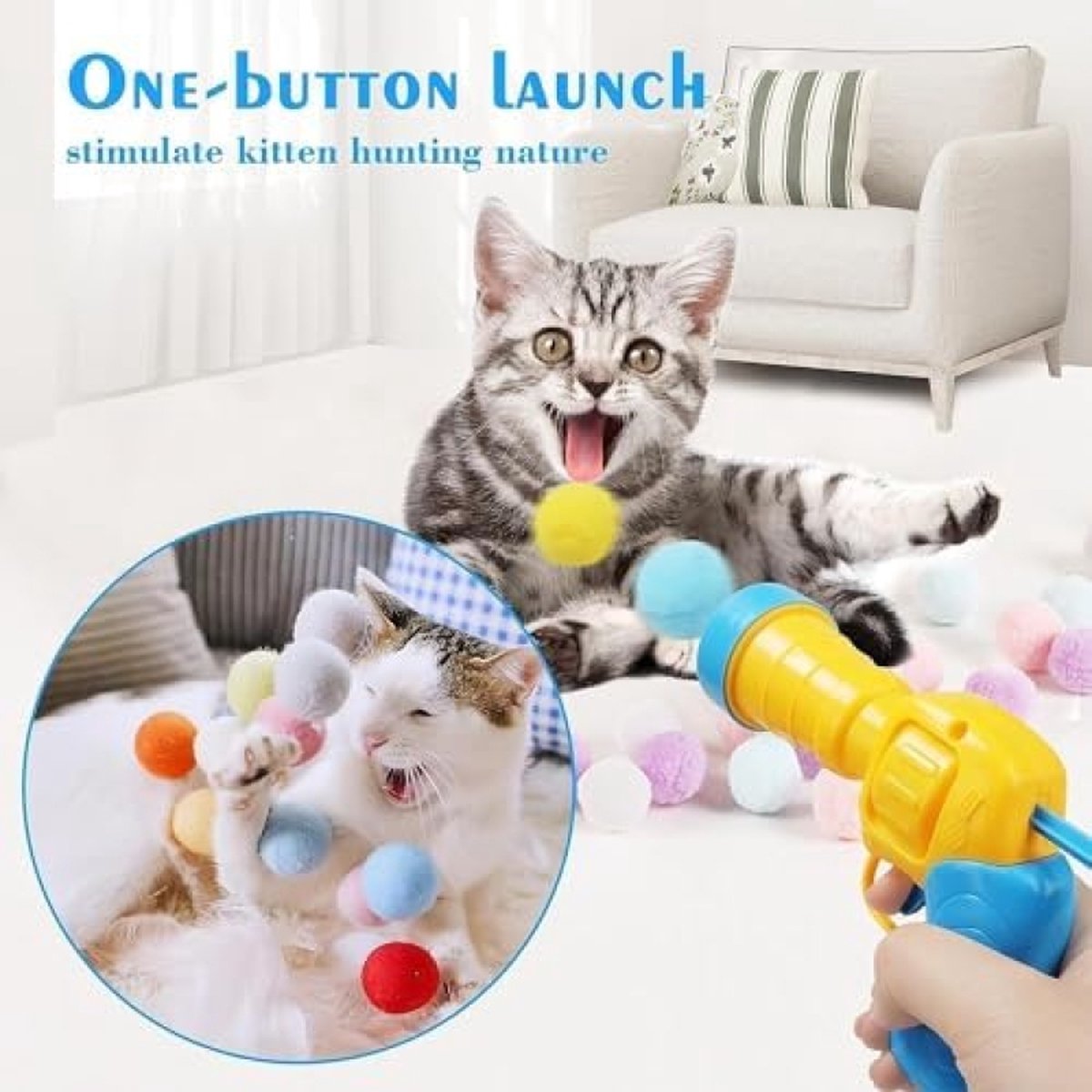 QKURT Interactief speelgoed voor katten