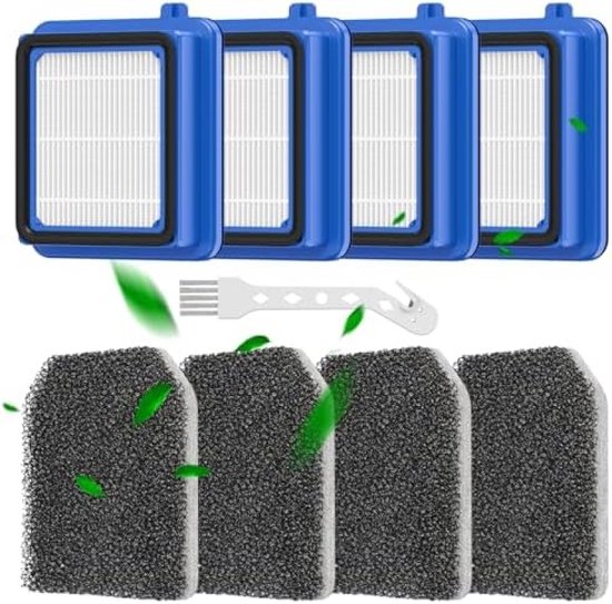 8 Stück QX7 Filter für AEG-Filter Zubehör Set für QX6 QX7
