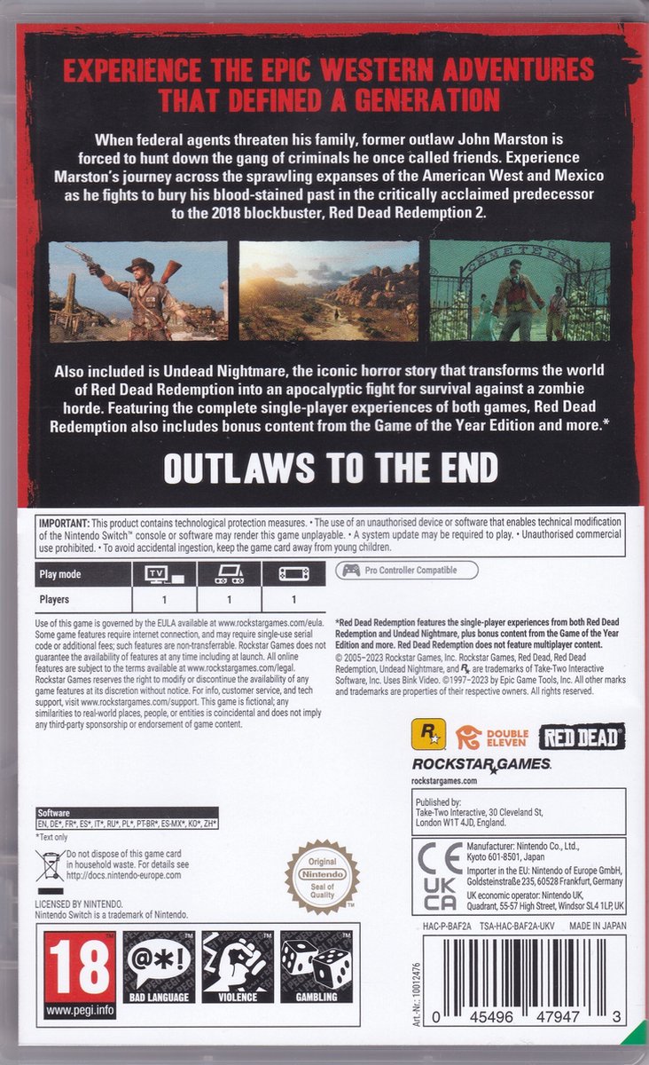 Red Dead Redemption | Nintendo Switch