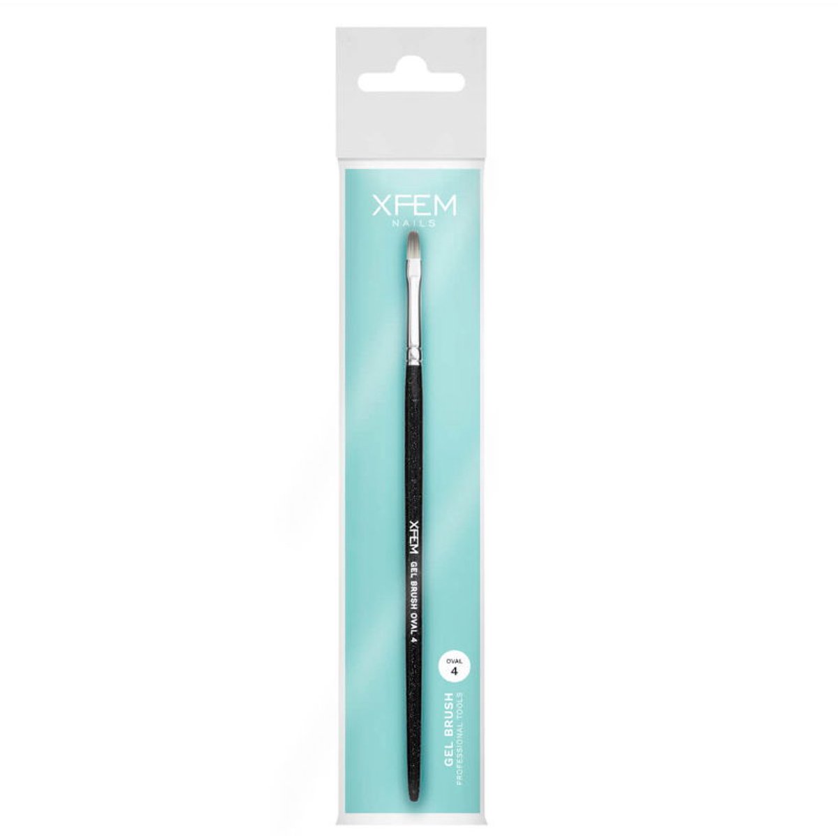 XFEM Professional Gel Brush Oval #4