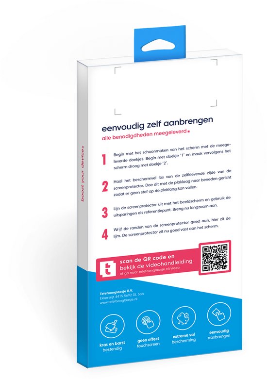 Telefoonglaasje Screenprotector Huawei P Smart 2020 - Volledig Dekkend - Geschikt voor Huawei P Smart 2020 Screenprotectors Gehard Glas - Beschermglas van rand tot rand
