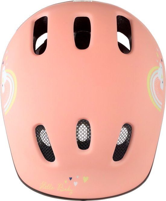 Polisport Kinderhelm XXS - Roze - Veiligheid & Comfort - 9m-3j - Insectennet - 6 Ventilatieopeningen