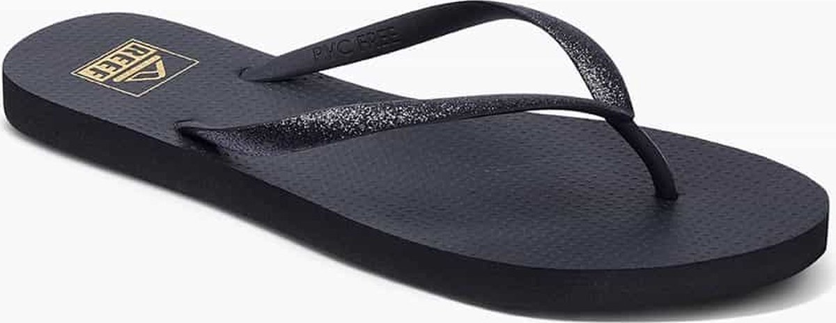 Slipper Reef Women Seaside Glitter-Schoenmaat Zwart
